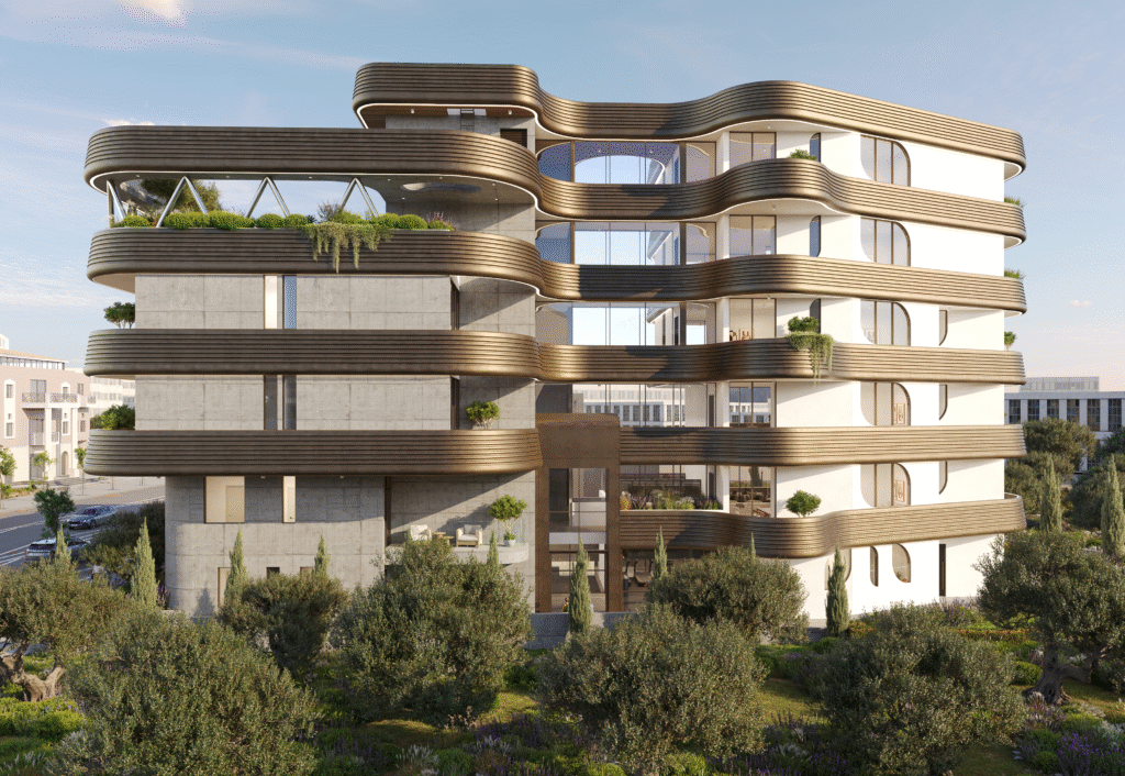 Modern Luxury 2-bedroom 3-bedroom apartment in Infinity Paphos – covered veranda sea view city view